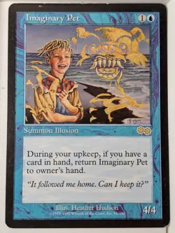 Imaginary Pet - Urza's Saga - Magic the Gathering MTG Nice! - Image 1