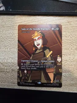 Suki of the Kyoshi Warriors Borderless - TLE 0047 - NM - MTG Magic - Image 1