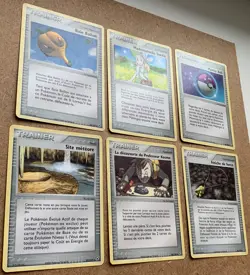 Lot de 6 cartes Pokemon TRAINER - 2005 - Ex DEOXYS - RARES & ANCIENNES - Image 2