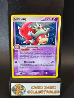 ?? 2005 Pokemon Unseen Forces Slowking Holo #14 ??SWIRL?? - Image 1