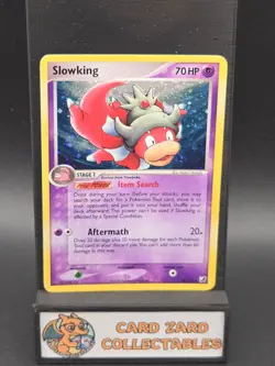 ?? 2005 Pokemon Unseen Forces Slowking Holo #14 ??SWIRL?? - Image 2