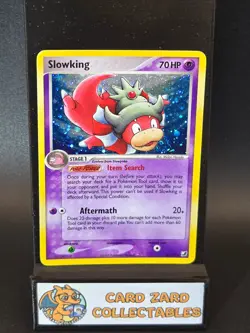 ?? 2005 Pokemon Unseen Forces Slowking Holo #14 ??SWIRL?? - Image 3