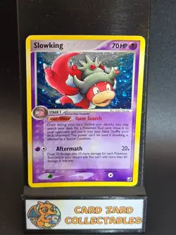 ?? 2005 Pokemon Unseen Forces Slowking Holo #14 ??SWIRL?? - Image 4