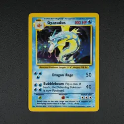 Garados - Gyarados Pokemon Karte TCG WOTC 6/102 Rare Holo Base Basis-Set /Q6 - Image 2