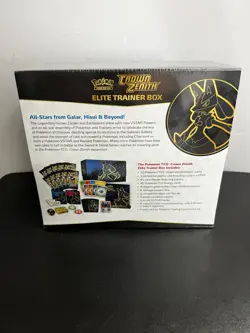 NEW Crown Zenith Pokemon TCG Elite Trainer Box (ETB) - Factory Sealed! - Image 2