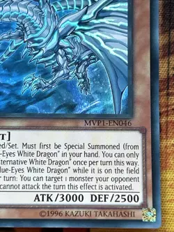 Blue-Eyes Alternative White Dragon MVP1-EN046 Ultra Rare 1st Edition LP Yu-Gi-Oh - Image 4