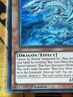 Blue-Eyes Alternative White Dragon MVP1-EN046 Ultra Rare 1st Edition LP Yu-Gi-Oh - Image 5