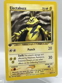Electabuzz 33/111 Neo Genesis 1st Ed Non Holo WotC 2000 Vintage Pokemon TCG Card - Image 2