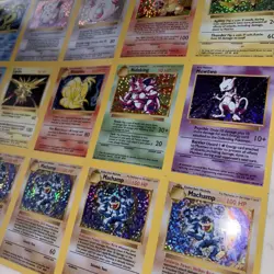 Pokemon Base Set 15 Card Uncut Sheet Cropped (See Description Prior To Bidding) - Image 4