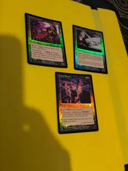 Cabal Ritual, Torturer &Surgeon MTG Cards. Vintage shooting star Foil. Torment. - Image 1