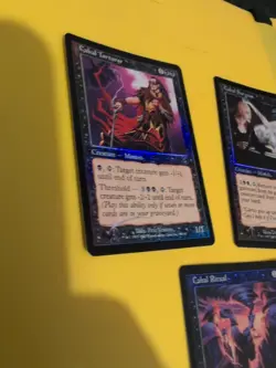 Cabal Ritual, Torturer &Surgeon MTG Cards. Vintage shooting star Foil. Torment. - Image 5