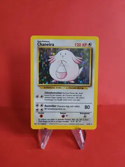 Pokemon Karte/card - Chansey Chaneira 3/102 - Base Set - Holo - VG-Excellent - Image 1