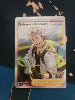 Professor's Research 78/78 Pokemon Go Ultra Rare Holo Pokemon Trading Card Game - Image 1