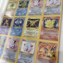Pokemon Base Set 16 Card Uncut Sheet (See Description Prior To Bidding) - Image 2