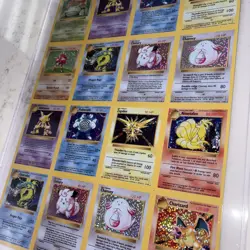 Pokemon Base Set 16 Card Uncut Sheet (See Description Prior To Bidding) - Image 3