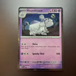 Houndstone SVP042 Cosmos Holo Black Star Promo Card Pokemon NEAR MINT NM - Image 1