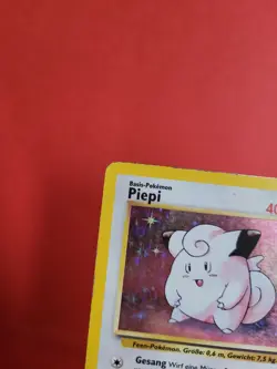 Pokemon Karte/card - Piepi Clefairy 5/102 - Base Set Holo - Very Good+ - Image 2