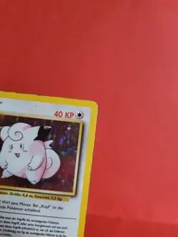 Pokemon Karte/card - Piepi Clefairy 5/102 - Base Set Holo - Very Good+ - Image 3