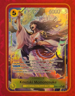 KOUZUKI MOMONOSUKE OP06-107 ALT ART, 2024 ONE PIECE CARD GAME, OP06 - Image 1