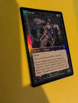 Ichorid. Rare Horror MTG Card. Old Vintage shooting star Foil. Torment. - Image 3