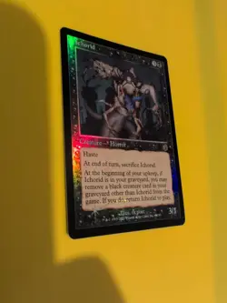 Ichorid. Rare Horror MTG Card. Old Vintage shooting star Foil. Torment. - Image 4