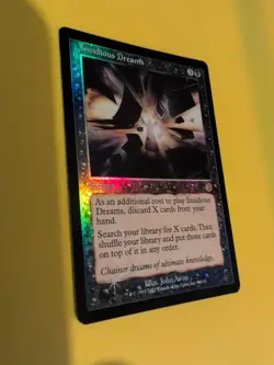 Insidious Dreams. Rare Instant MTG Card Old Vintage shooting star Foil. Torment. - Image 4