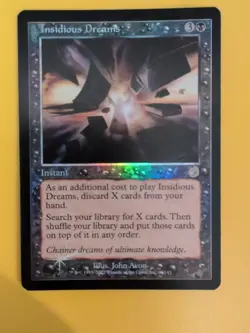 Insidious Dreams. Rare Instant MTG Card Old Vintage shooting star Foil. Torment. - Image 5