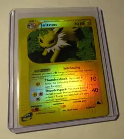 Pokemon TCG Skyridge Jolteon 13/144 Reverse Holo Card 2003 Played Eevee - Image 1