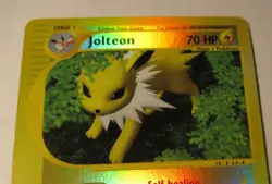 Pokemon TCG Skyridge Jolteon 13/144 Reverse Holo Card 2003 Played Eevee - Image 4