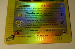 Pokemon TCG Skyridge Jolteon 13/144 Reverse Holo Card 2003 Played Eevee - Image 5