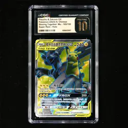 CGC PRISTINE 10 Nintendo 2023 Pokemon PTCG CHN . card - Pikachu & Zekrom GX - Image 2
