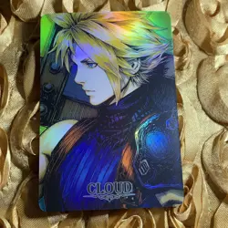 Cloud FINAL FANTASY VI Holo Hero Master Edition Goddess Anime Card - Image 1