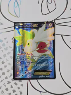 Shaymin EX 106/108 Pokemon Card XY Roaring Skies Full Art Rare Holo - Image 1