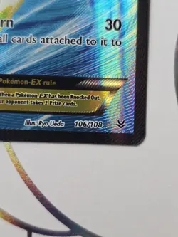 Shaymin EX 106/108 Pokemon Card XY Roaring Skies Full Art Rare Holo - Image 2