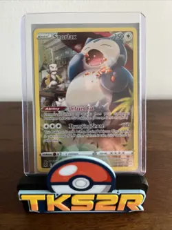 Snorlax TG10/TG30 Lost Origin Full Art Ultra Rare Holo Pokemon Card NM - Image 1