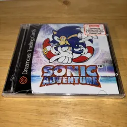 SONIC ADVENTURE CD CASE SEGA DREAMCAST TRADING CARDS LIMITED RUN GAMES PACK LOGO - Image 2