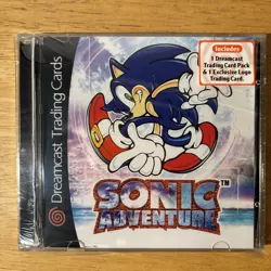 SONIC ADVENTURE CD CASE SEGA DREAMCAST TRADING CARDS LIMITED RUN GAMES PACK LOGO - Image 4