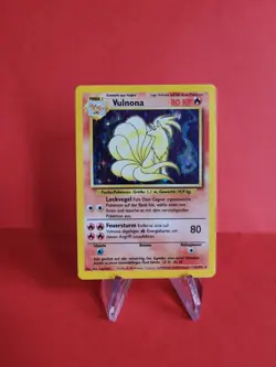 Pokemon Karte/card - Ninetales Vulnona 12/102 - Base Set Holo - Light Played - Image 1