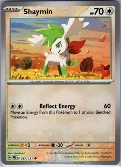 Shaymin (Master Ball) 087/131 SV: Prismatic Evolutions - Pokemon Card - NM - Image 1
