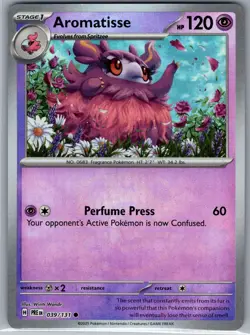 Aromatisse (Master Ball) 039/131 SV: Prismatic Evolutions - Pokemon Card - NM - Image 1