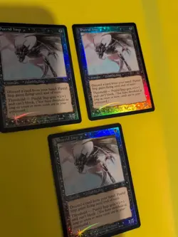 Putrid Imp x3 Zombie imp MTG 3 Card. Old Vintage shooting star Foil. Torment - Image 2