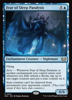 1x Fear of Sleep Paralysis NM Eng MTG - Duskmourn Commander - Image 1