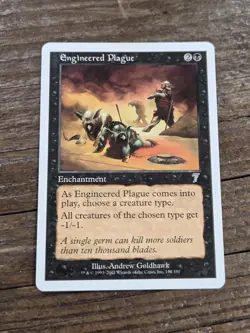 lot of 5 2001 Seventh Edition Engineered Plague #133 Nrmt - Image 1