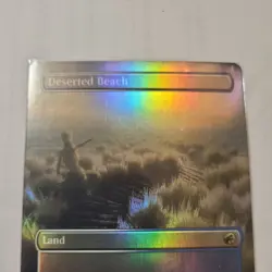 MTG Magic the Gathering Deserted Beach (281/553) Innistrad Midnight Hunt LP FOIL - Image 3