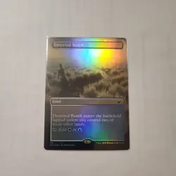 MTG Magic the Gathering Deserted Beach (281/553) Innistrad Midnight Hunt LP FOIL - Image 4