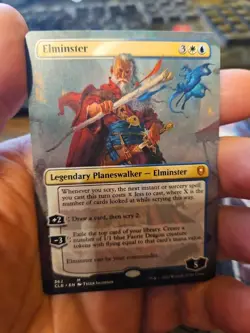 MTG - Battle for Baldur's Gate - Elminster (Borderless) - NM - NF - Image 1