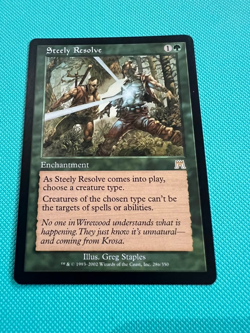 Steely Resolve - Onslaught - MTG - Magic the Gathering - Image 1
