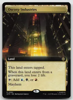 Oscorp Industries (Extended Art) R Normal Marvel's Spider-Man 282 NM - Image 1