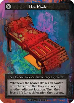 Sorcery: Contested Realm The Rack Unique Regular NM (GT) - Image 1