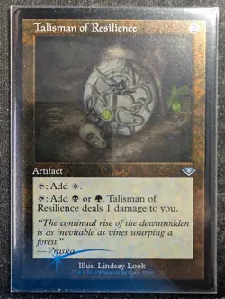 Talisman of Resilience - Foil Etched Retro - Modern Horizons (MTG) - Image 1